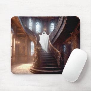 Spuk Herrenhaus mit Treppe Mousepad