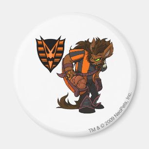 Spuk Holz-Team-Kapitän 1 Magnet