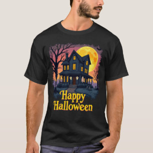 Spuk House Ghosts Happy Halloween T-Shirt