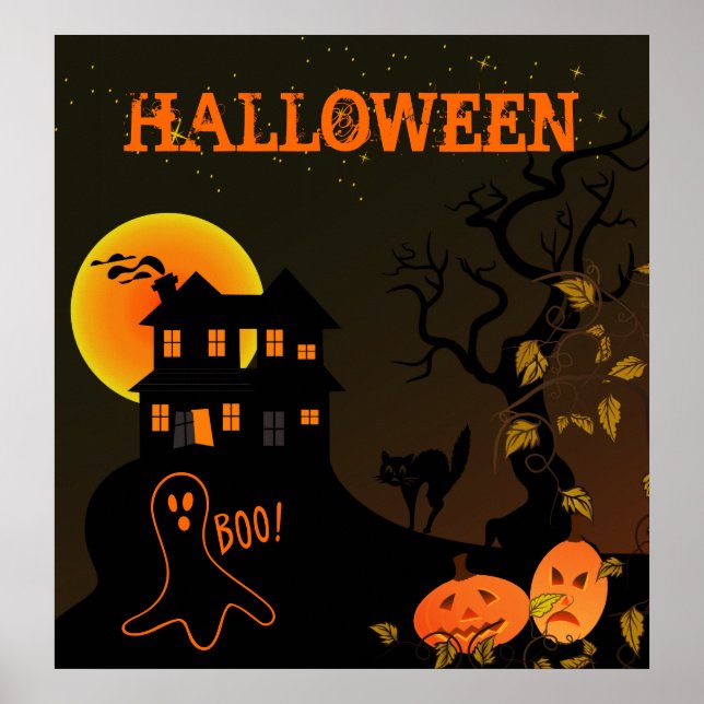Spuk House Halloween Poster (Vorne)