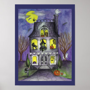 Spuk House Halloween Poster