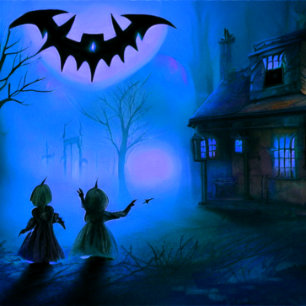 Spuk House Halloween T - Shirt