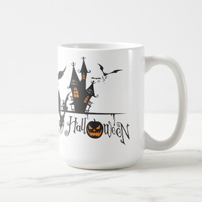 Spuk House Halloween Tasse (Rechts)