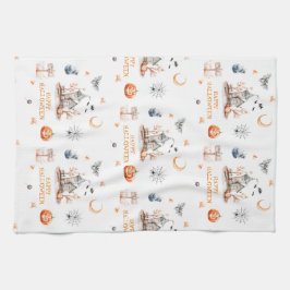 Spuk House Happy Halloween Geschirrtuch