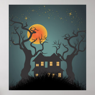 Spuk-House-Poster Poster