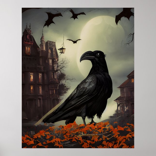 Spuk House Raven Poster (Vorne)