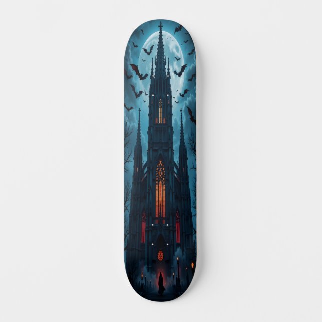 Spuk Kathedrale Edition 3 Skateboard (Vorderseite)