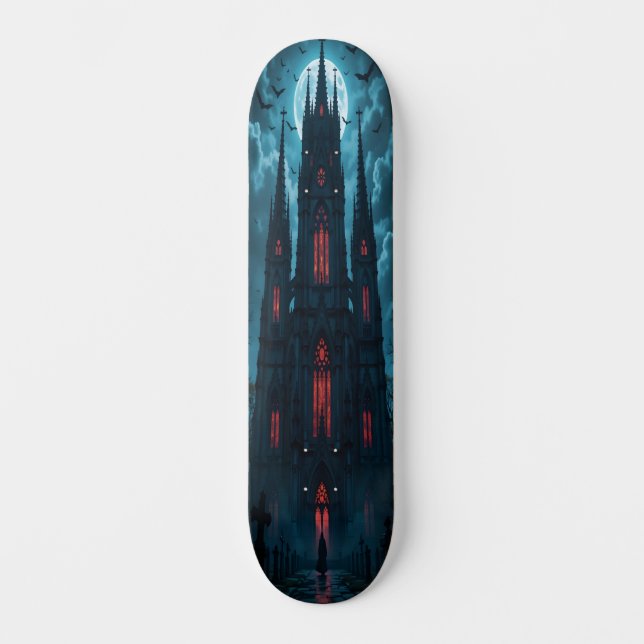 Spuk Kathedrale Edition 4 Skateboard (Vorderseite)