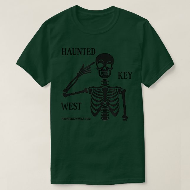 Spuk Key West Skelett T-Shirt (Design vorne)