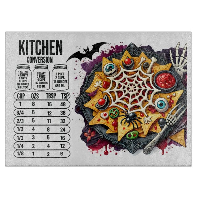 Spuk Küchenumstellungen Schneidebrett (Vorderseite)