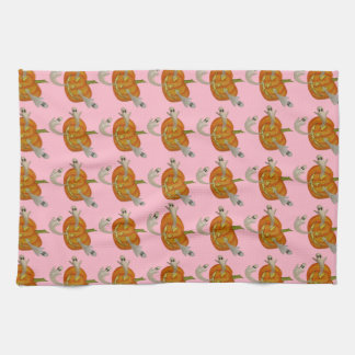 Spuk Kürbislaterne Geschirrtuch