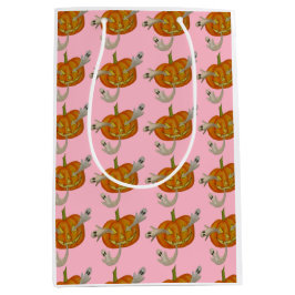 Spuk Kürbislaterne Mittlere Geschenktüte