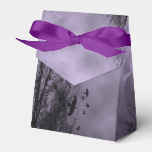 Spuk Lila Mist Sky mit Ravens Goth Gevor Box Geschenkschachtel