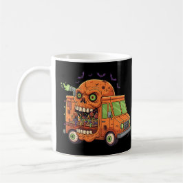 Spuk LKW-LKW-Ausflug - grauenhafter Halloween-Schä Kaffeetasse