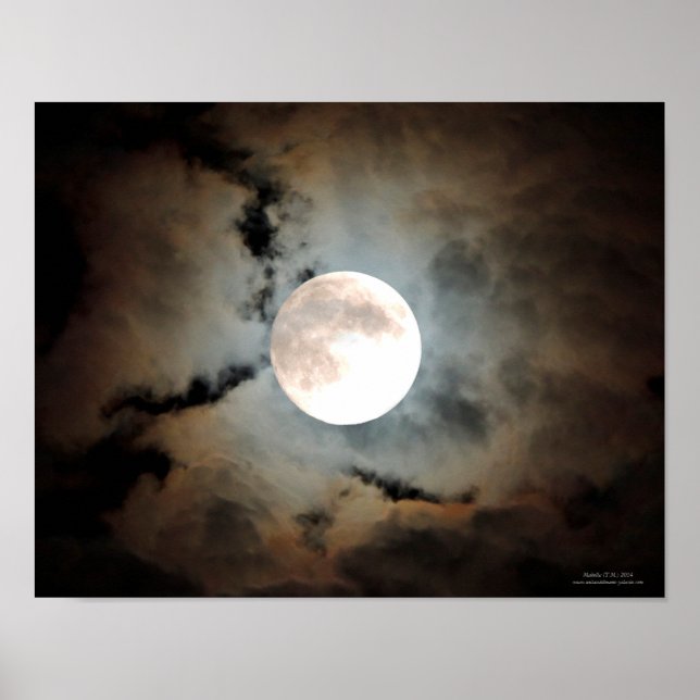 Spuk Mond Poster (Vorne)