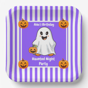 Spuk Nacht Party Geburtstag - Halloween Pappteller