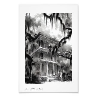 Spuk New Orleans Zuhause 4 Foto Print