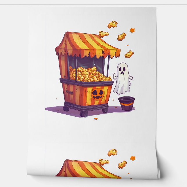 Spuk Popcorn-Stand Tapete (Abrollen)