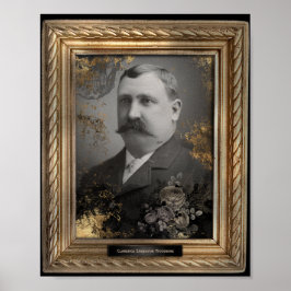 Spuk Portrait | Mustache Man | Poster