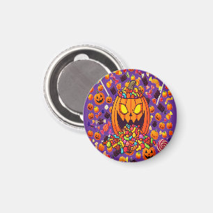 Spuk Pumpkin Glow Kühlschrankmagnet Magnet