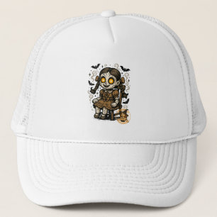 Spuk Puppe - Halloween-Cartoon Truckerkappe