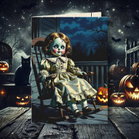 Spuk Puppe und Halloween Pumpkin