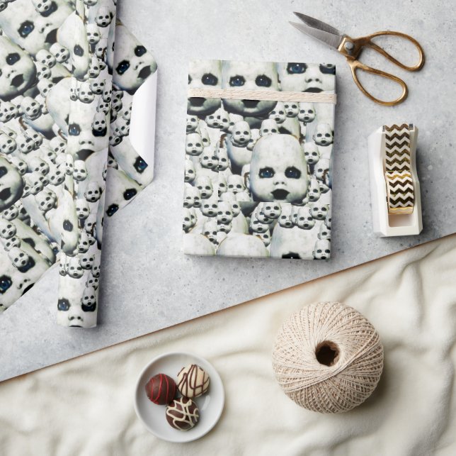 Spuk Puppenkopfpapier Geschenkpapier (Kunsthandwerk)