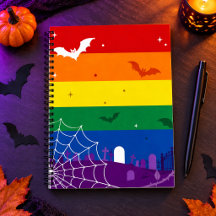 Spuk Regenbogenflagge der LGBTQ Halloween Friedhof