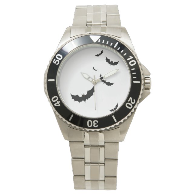 Spuk Reiz: Halloween Stainless Steel Armband Armbanduhr (Vorderseite)