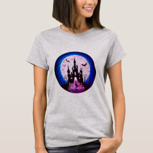 Spuk Schloss Happy Halloween Creepy T-Shirt