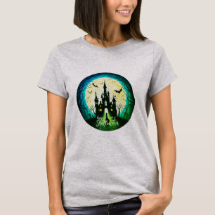 Spuk Schloss Happy Halloween Creepy T-Shirt