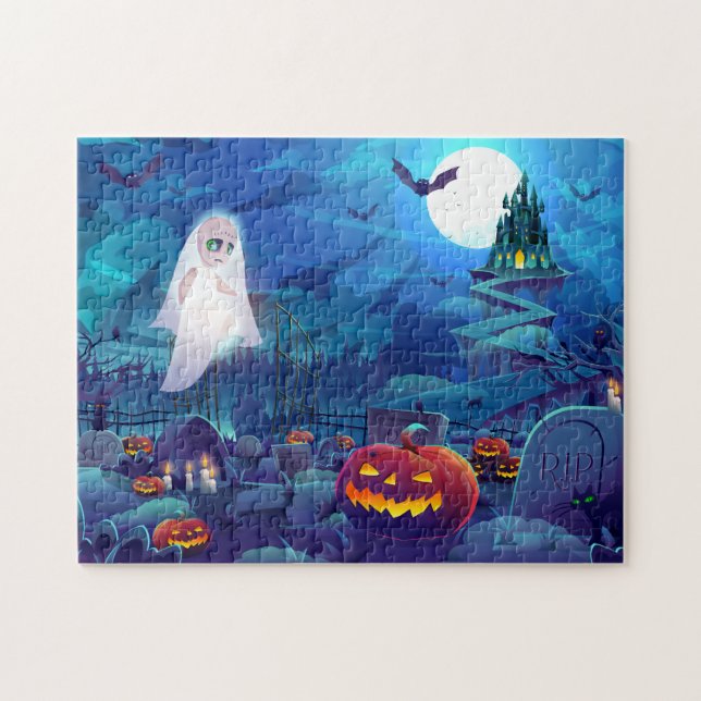 Spuk Schloss Jigsaw Puzzle (Horizontal)