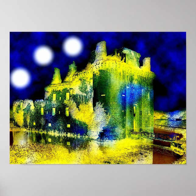Spuk Schloss Poster (Vorne)