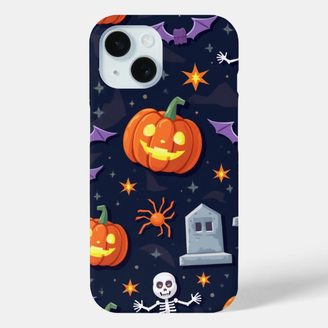 "Spuk Schutz: Spooktacular iPhone 15 Case" Case-Mate iPhone Hülle (Rückseite)