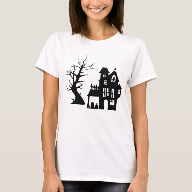 Spuk Shirt - gotisches Halloween-T-Shirt! (Vorderseite)