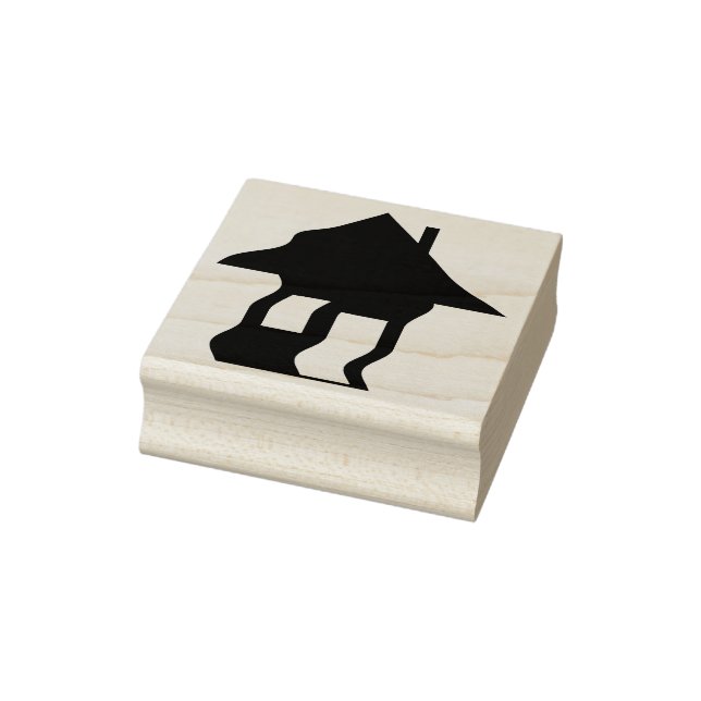 Spuk Silhouette Briefmarke Gummistempel (Stempel)