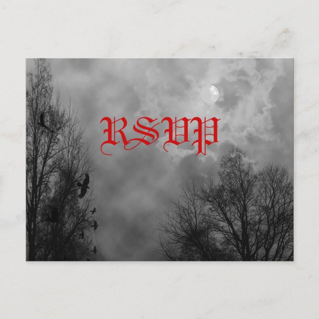 Spuk Sky Custom UAWG Postcard Einladungspostkarte (Vorderseite)