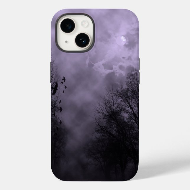 Spuk Sky Lila Mist iPhone Case-Mate iPhone Hülle (Rückseite)