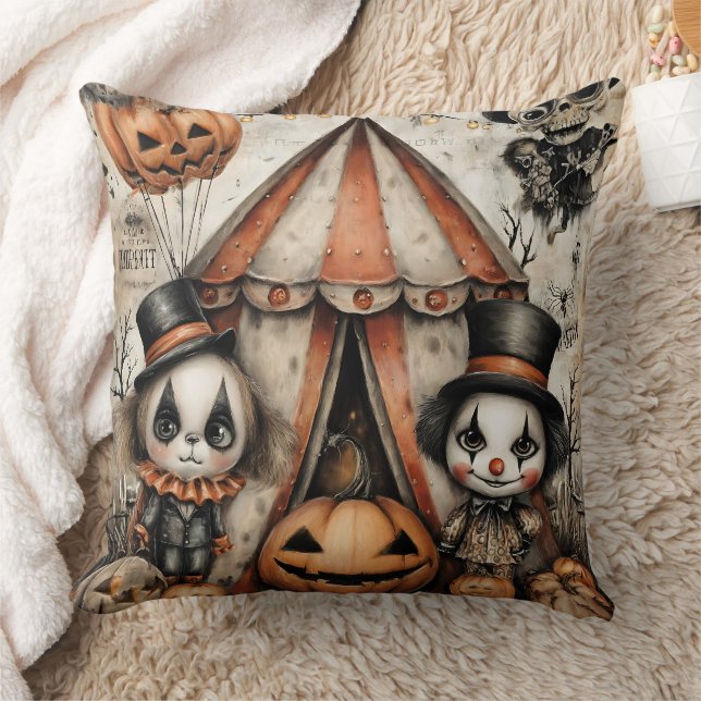 Spuk Spektakel - Die Oddities im Oktober Kissen (Decke)
