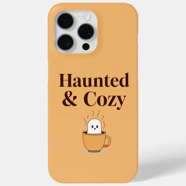 Spuk und gemütliches Ghost-Kaffeegehäuse Case-Mate iPhone Hülle (Rückseite)