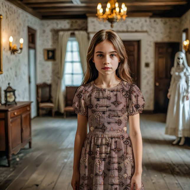 Spuk Vintage Tasten Stoff (Von Creator hochgeladen)