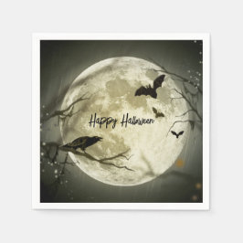 Spuk Vollmond-Halloween-Party Serviette
