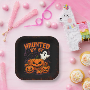 Spuk von 67 Funny Ghost und KürbisHalloween Pappteller