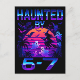 Spuk von 67 Funny Halloween Meme Feiertagspostkarte