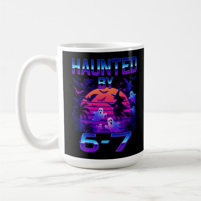 Spuk von 67 Funny Halloween Meme Kaffeetasse (Links)