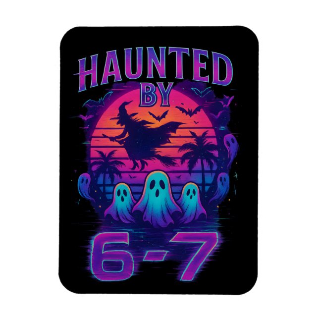 Spuk von 67 Funny Halloween Meme Magnet (Vertikal)