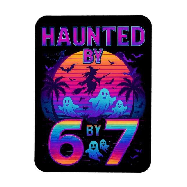 Spuk von 67 Funny Halloween Meme Magnet (Vertikal)