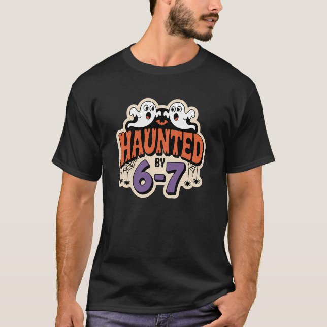 Spuk von 6-7 Funny Halloween Ghost Spooky T-Shirt (Vorderseite)