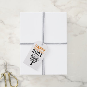 Spuk Wald, Halloween-Gift-Tags Geschenkanhänger