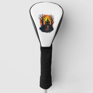 Spuk Wald - wunderschönes Halloween-T-Shirt Golf Headcover